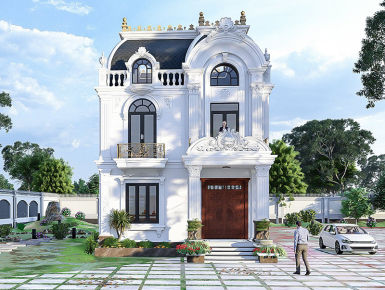 THIẾT KẾ BIỆT THỰ TÂN CỔ