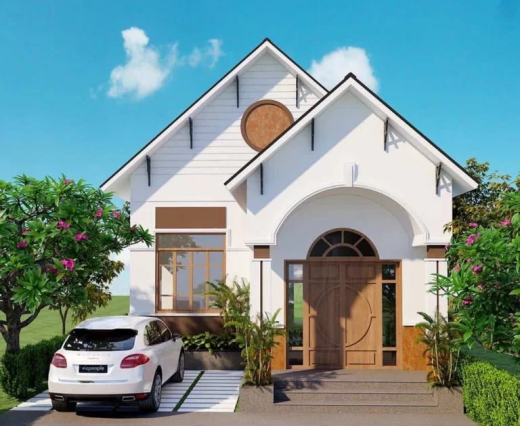 THI CÔNG NHÀ CẤP 4 KIỂU BIỆT THỰ